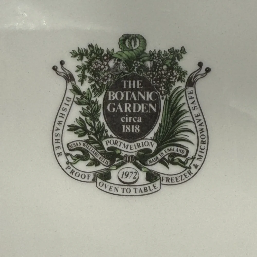 Vintage Portmeirion Botanic Garden Salad Plate 8.5 Inch Aquilegia Columbine